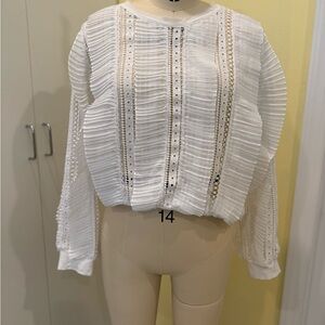 COPY - Elegant White Lace Blouse